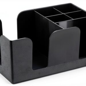 Westmark Bar Organizer - praktische Aufbewahrungseinheit für die Bar, ideal für Servietten, Trinkhalme und Cocktail Deko - 6 Fächer, ABS-0