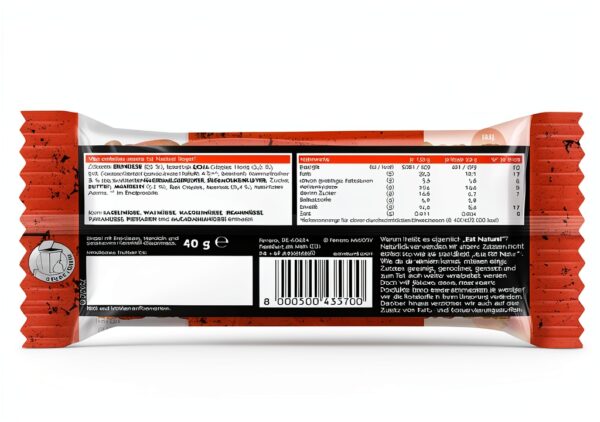 Eat Natural Frucht- & Nussriegel - Protein Erdnüsse, Mandeln & Salzkaramell - Proteinquelle, glutenfreier Snack - Perfekt für unterwegs. - 12x40 g-1